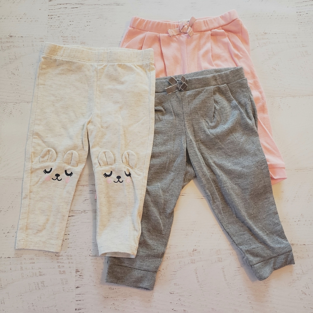 4 FOR $20 | Baby Girl Pant Set 6mo